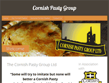 Tablet Screenshot of cornishpastygroupltd.co.uk
